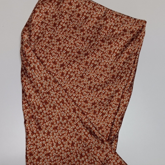 Forgotten Grace Dresses & Skirts - forgotten grace boho country prairie western minimalist rust floral midi skirt